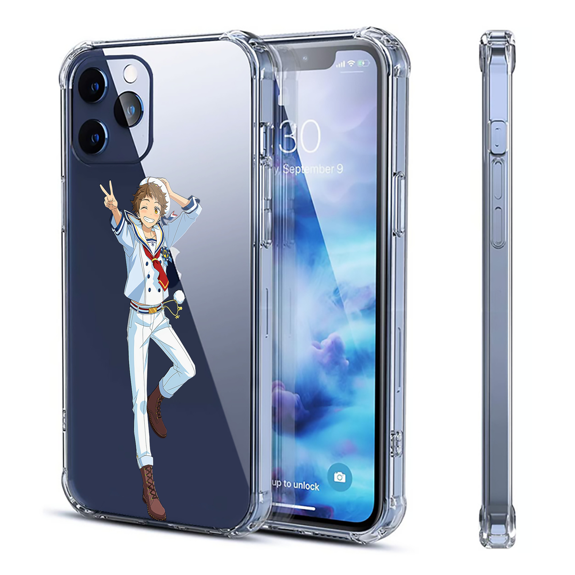 （画像用） あんさんぶるスターズ! Ensemble Stars 【iPhone 12シリーズ対応】透明スマホケース（クリアソフトケース）